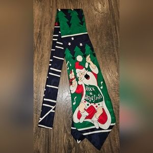 Men's Christmas Singing Santa Novelty Tie